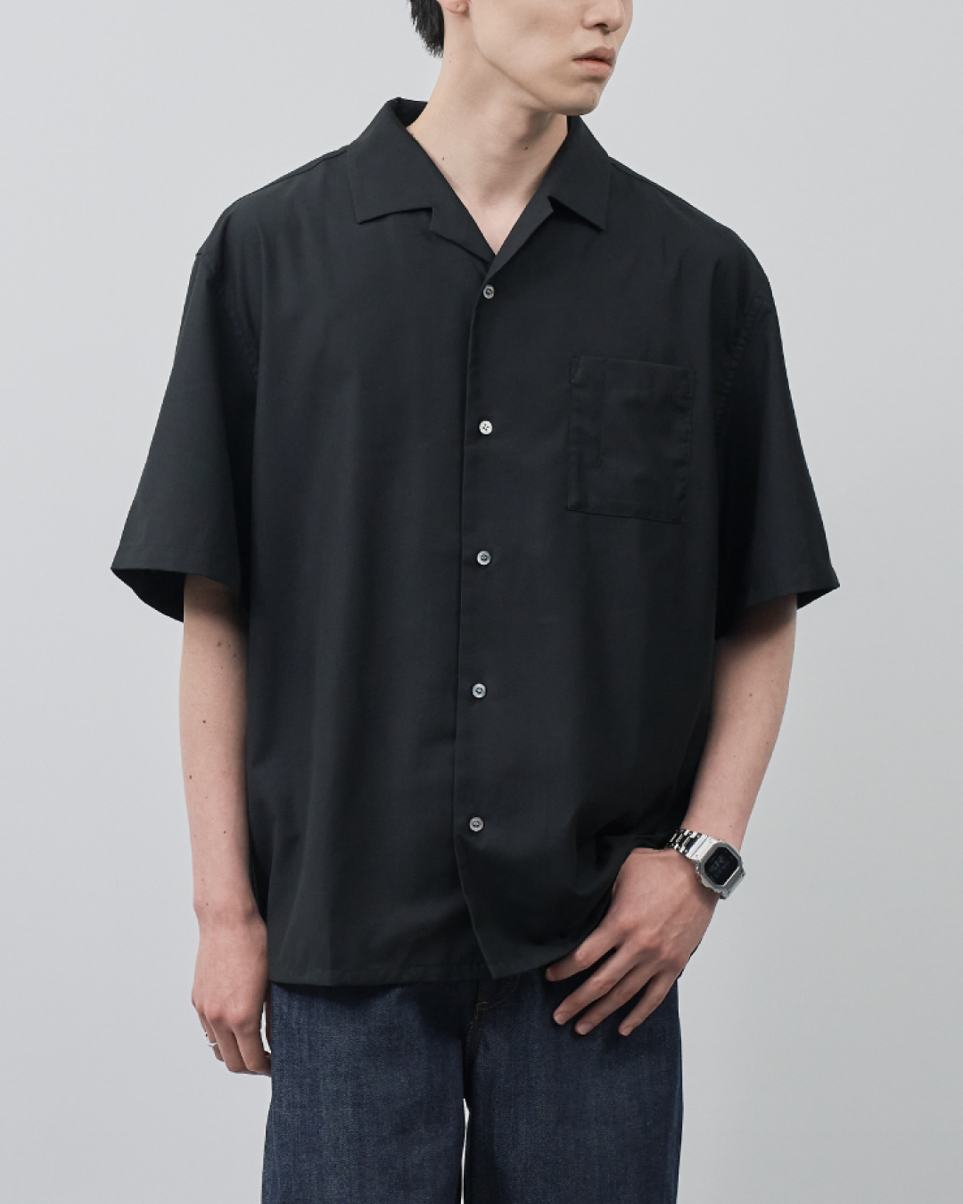 Italian Open-Collar S/S Shirt -夏の大人に、ちょうどいい開襟シャツ